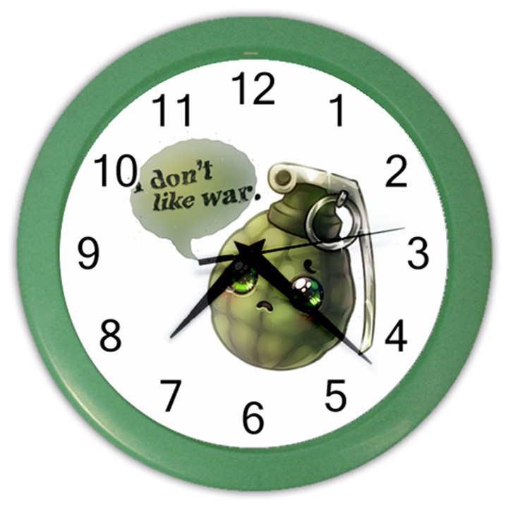 Grenade  Wall Clock (Color)