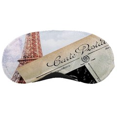 French Postcard Vintage Paris Eiffel Tower Sleeping Mask