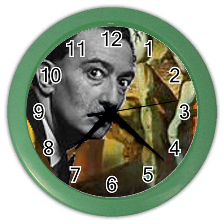 Dali s whiskers Wall Clock (Color)