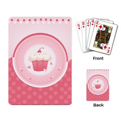 Cupcake Playing Cards Single Design by Contest1694379