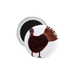 Turkey 1 75  Button Magnet by Thanksgivukkah