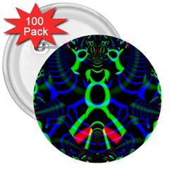 Dsign 3  Button (100 Pack) by Siebenhuehner