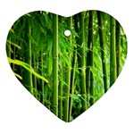 Bamboo Heart Ornament (Two Sides)