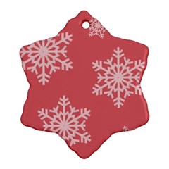 Let It Snow Snowflake Ornament by PaolAllen