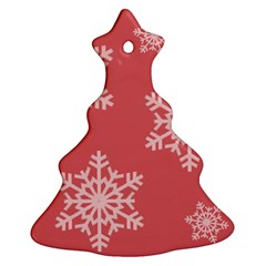 Let It Snow Christmas Tree Ornament by PaolAllen