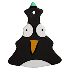 Penguin Christmas Tree Ornament (two Sides) by PaolAllen