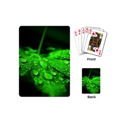 Waterdrops Playing Cards (mini) by Siebenhuehner
