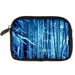 Blue Bamboo Digital Camera Leather Case by Siebenhuehner