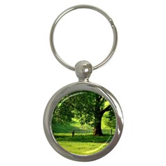 Trees Key Chain (round) by Siebenhuehner