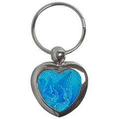 Blue Rose Key Chain (heart) by Siebenhuehner