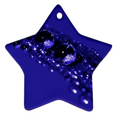 Waterdrops Star Ornament by Siebenhuehner