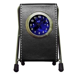 Blue Dreams Stationery Holder Clock by Siebenhuehner