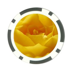 Yellow Rose Poker Chip (10 Pack) by Siebenhuehner