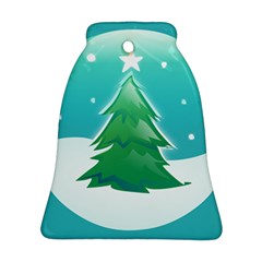 Winter Paradise Bell Ornament by Contest1694379