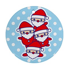 Santa s Round Ornament by Contest1762364
