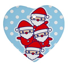 Santa s Heart Ornament by Contest1762364