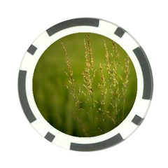Grass Poker Chip by Siebenhuehner