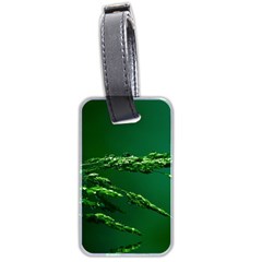 Waterdrops Luggage Tag (two Sides) by Siebenhuehner