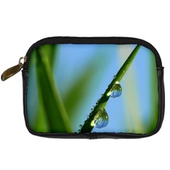 Waterdrops Digital Camera Leather Case by Siebenhuehner