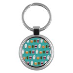 Time for coffee Key Chain (Round) Front