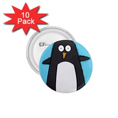 Hello Penguin 1 75  Button (10 Pack) by PaolAllen