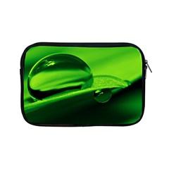 Green Drop Apple Ipad Mini Zipper Case by Siebenhuehner