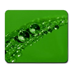 Green Drops Large Mouse Pad (rectangle) by Siebenhuehner