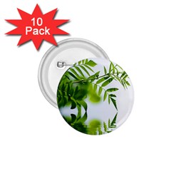 Leafs With Waterreflection 1 75  Button (10 Pack) by Siebenhuehner