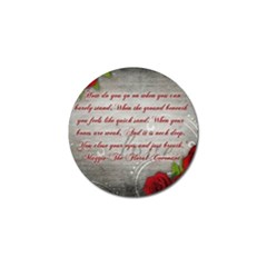 Maggie s Quote Golf Ball Marker 10 Pack by AuthorPScott