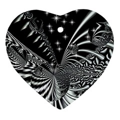 Space Heart Ornament (two Sides) by Siebenhuehner