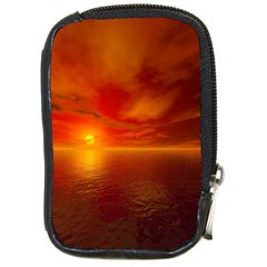 Sunset Compact Camera Leather Case by Siebenhuehner