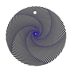 Hypnotisiert Round Ornament (two Sides) by Siebenhuehner