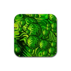 Green Balls  Drink Coaster (square) by Siebenhuehner