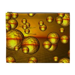 Sunset Bubbles Cosmetic Bag (xl) by Siebenhuehner