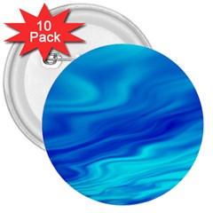 Blue 3  Button (10 Pack) by Siebenhuehner