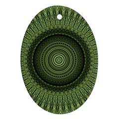 Mandala Oval Ornament (two Sides) by Siebenhuehner