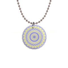 Mandala Button Necklace by Siebenhuehner