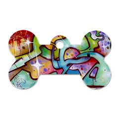 Graffity Dog Tag Bone (two Sided) by Siebenhuehner