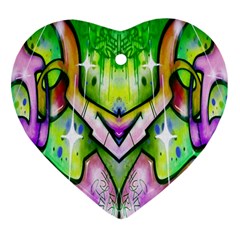 Graffity Heart Ornament by Siebenhuehner