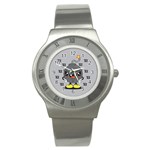 Time Bomb Stainless Steel Watch (Slim)