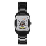 Time Bomb Stainless Steel Barrel Watch