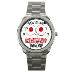 Whats Shakin Bacon? Sport Metal Watch