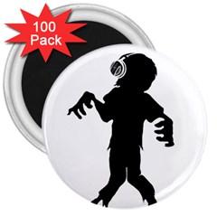 Zombie Boogie 3  Button Magnet (100 Pack)