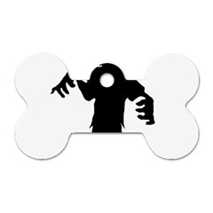 Zombie Boogie Dog Tag Bone (two Sided) by willagher