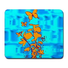 Butterfly Blue Large Mouse Pad (rectangle) by uniquedesignsbycassie