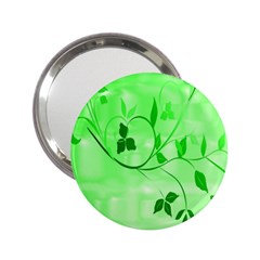 Floral Green Handbag Mirror (2 25 ) by uniquedesignsbycassie