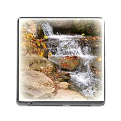 Waterfall Memory Card Reader With Storage (square) by uniquedesignsbycassie