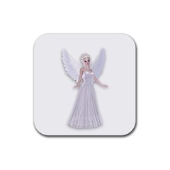 Beautiful Fairy Nymph Faerie Fairytale Drink Coaster (square) by goldenjackal