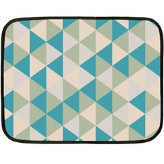 Triangles Mini Fleece Blanket (single Sided)