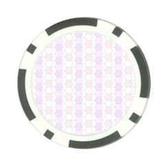 Allover Graphic Soft Pink Poker Chip (10 Pack) by ImpressiveMoments